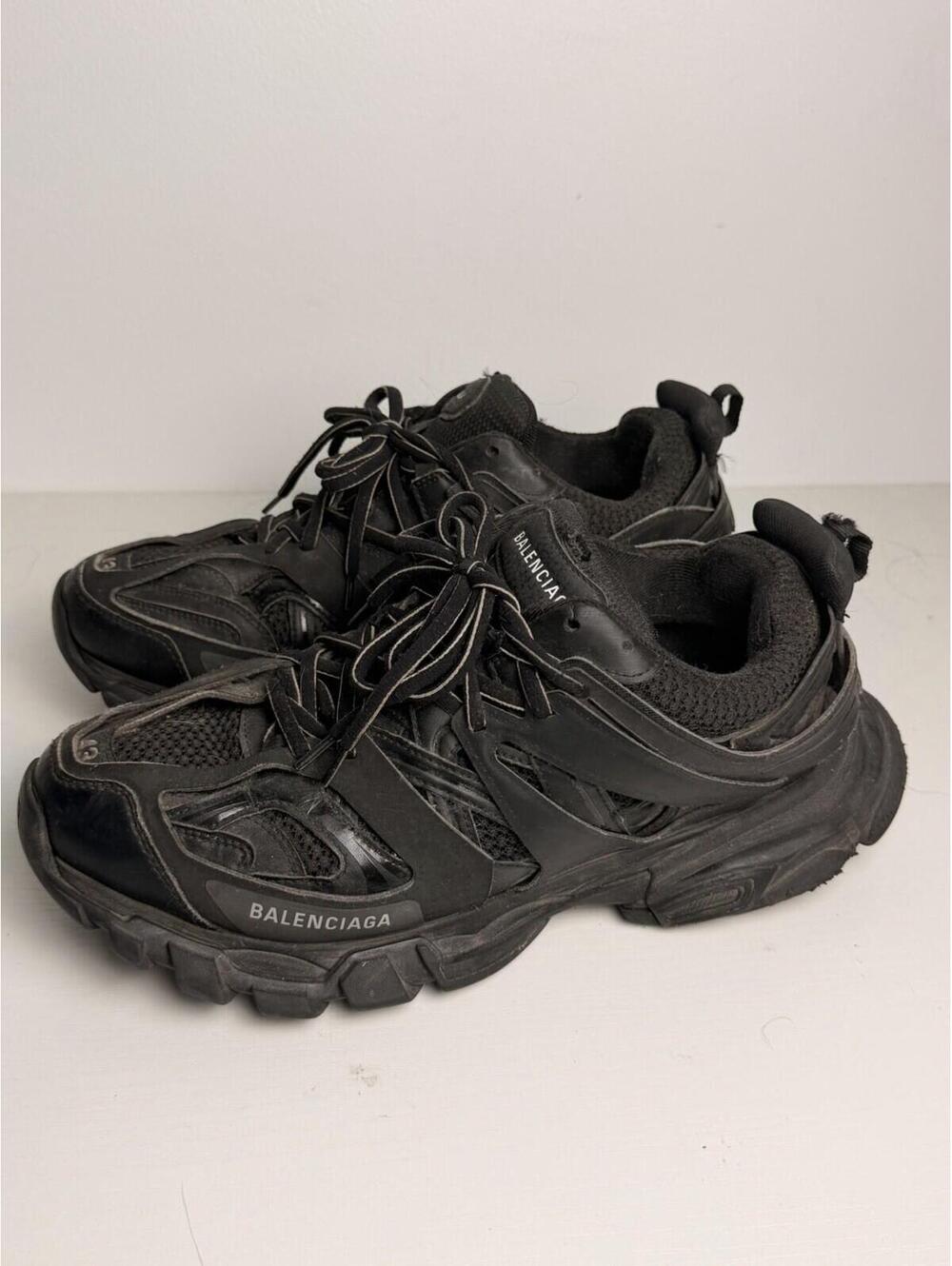 Balenciaga Track LED Sneakers Triple Black SZ 43 (Defect) - Picture 2 of 5
